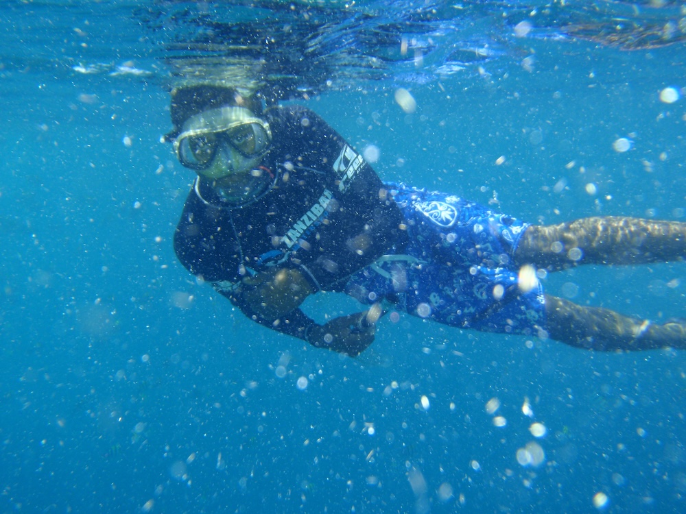 safari blu snorkelling zanzibar